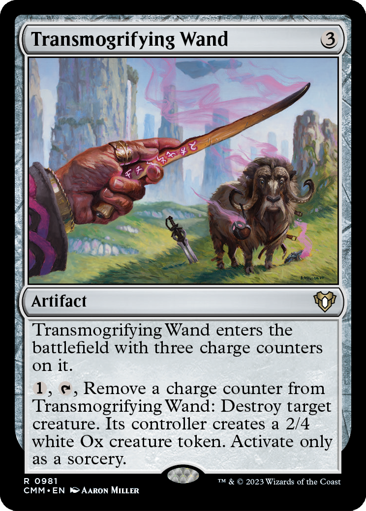Transmogrifying Wand (CMM-981) - Commander Masters