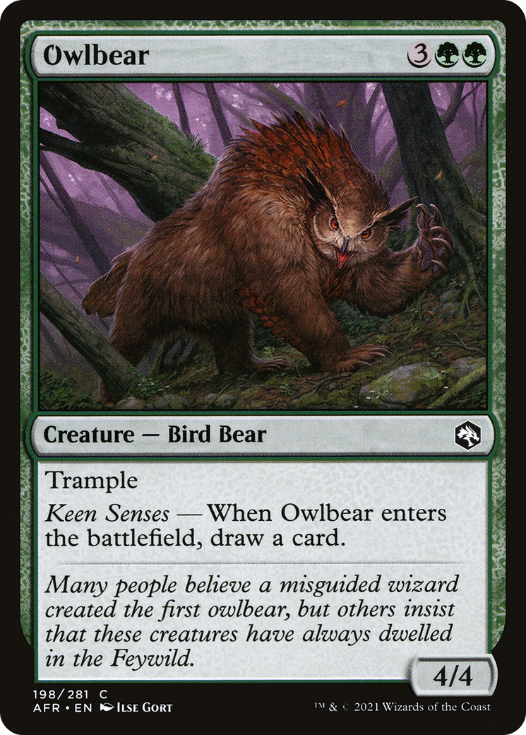 Owlbear (AFR-198) - Adventures in the Forgotten Realms