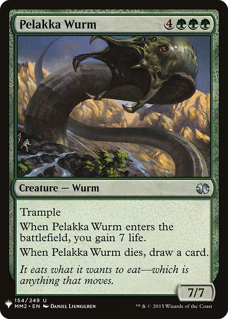 Pelakka Wurm (LIST-MM2-154) - The List