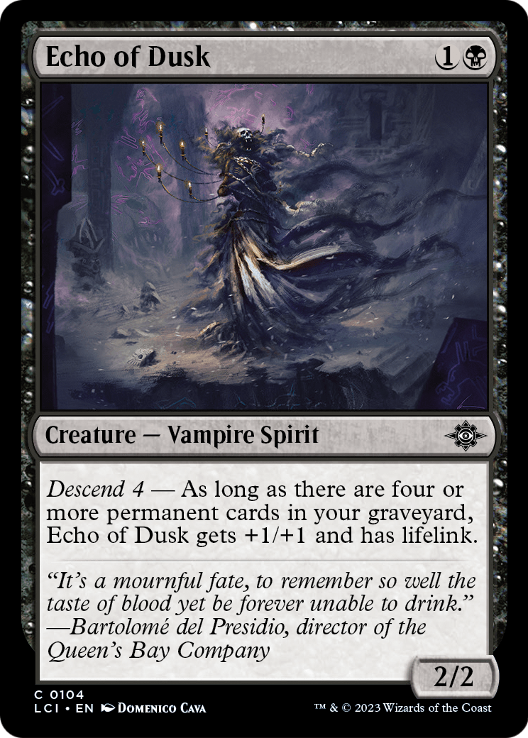 Echo of Dusk (LCI-104) - The Lost Caverns of Ixalan Foil