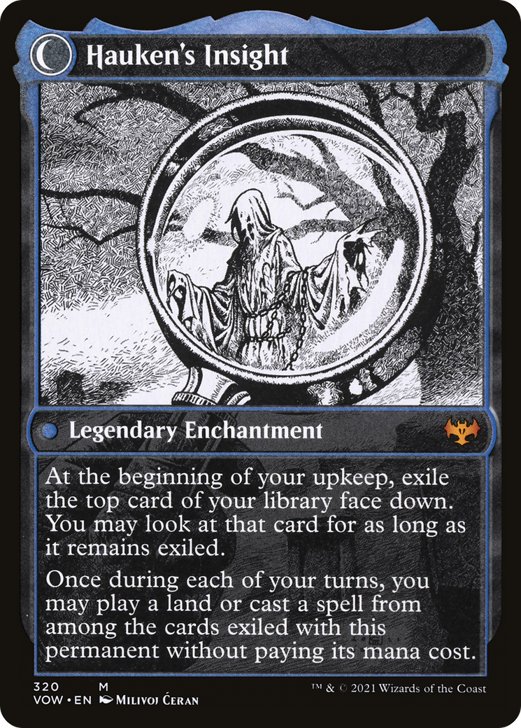 Jacob Hauken, Inspector (Showcase) (VOW-320) - Innistrad: Crimson Vow: (Showcase, Double Faced Transform) Foil