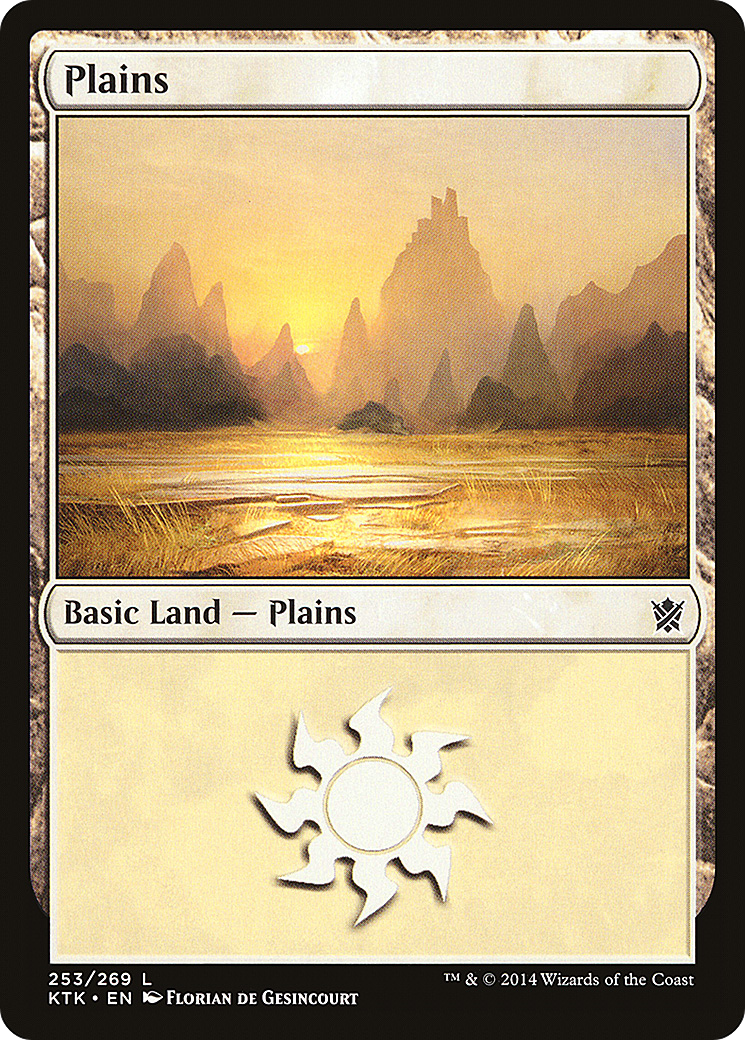 Plains (253) (KTK-253) - Khans of Tarkir Foil