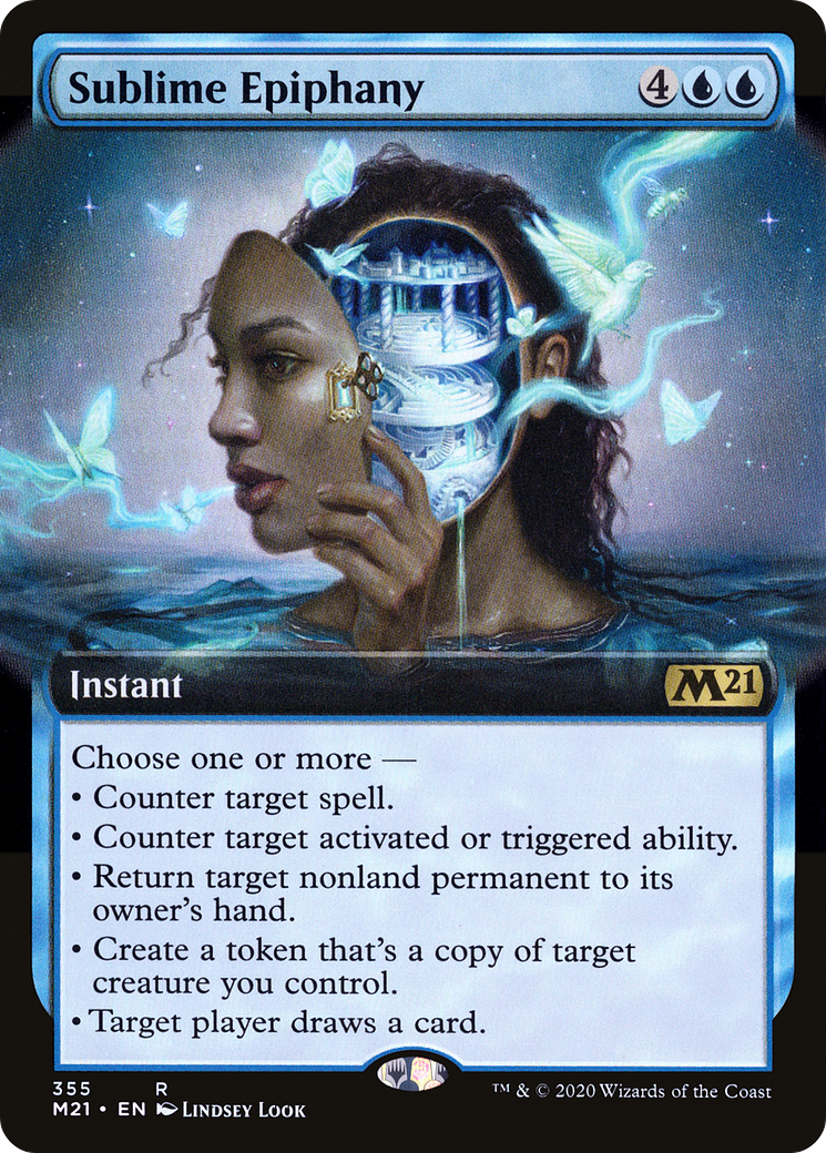 Sublime Epiphany (Extended Art) (M21-355) - Core Set 2021: (Extended Art) Foil