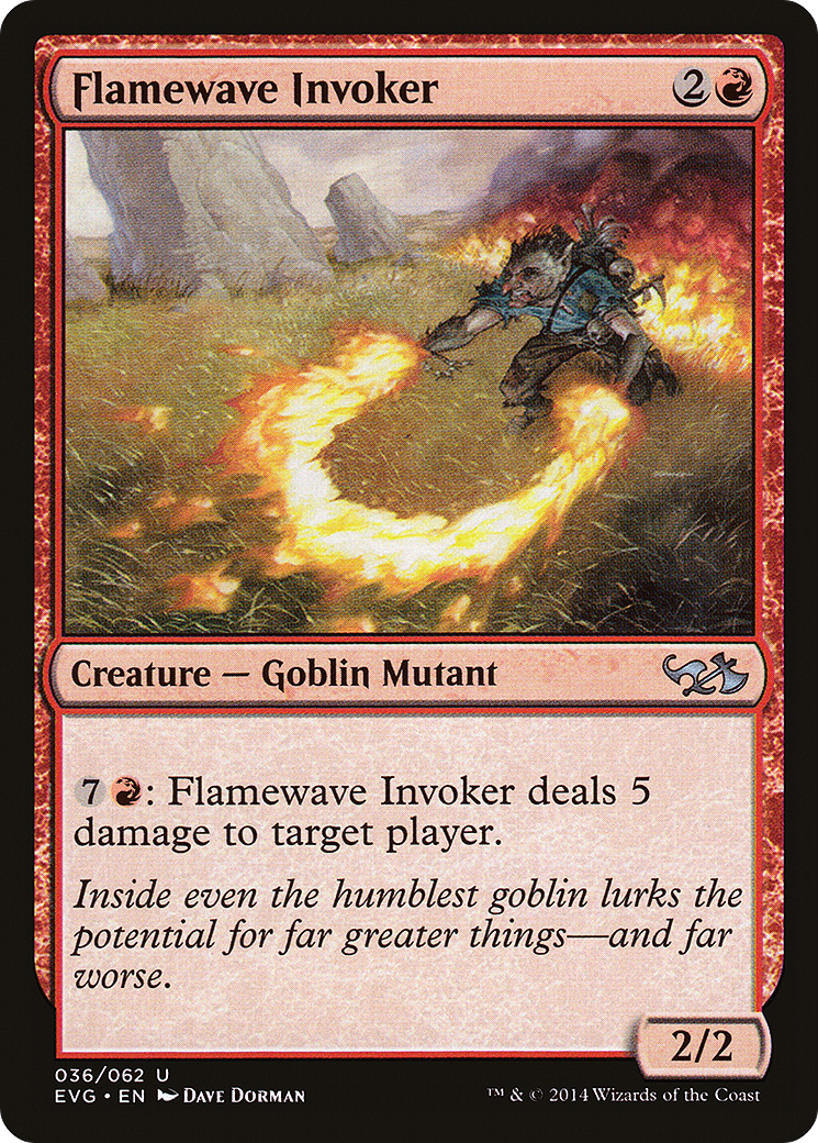 Flamewave Invoker (Elves vs. Goblins) (DD3-) - Duel Decks Anthology: Elves vs. Goblins