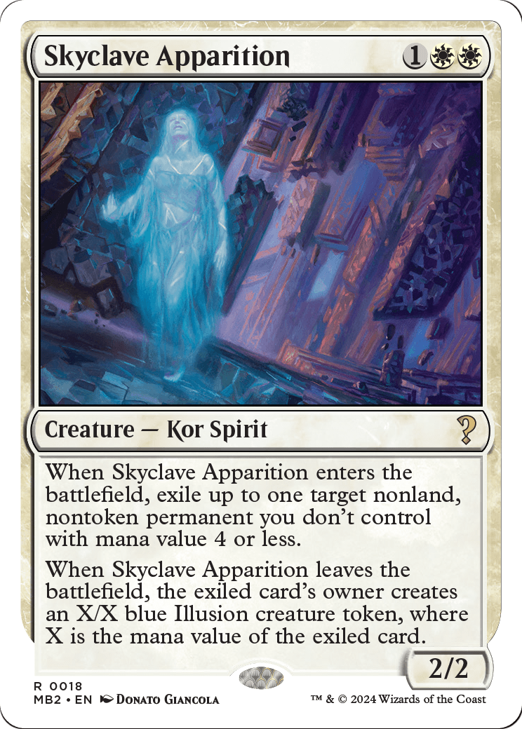 Skyclave Apparition (White Border) (MB2-018) - Mystery Booster 2