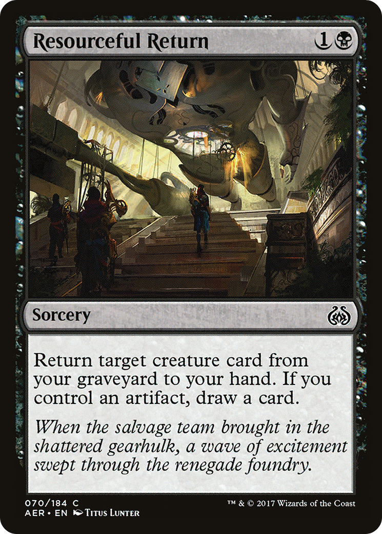 Resourceful Return (AER-070) - Aether Revolt Foil