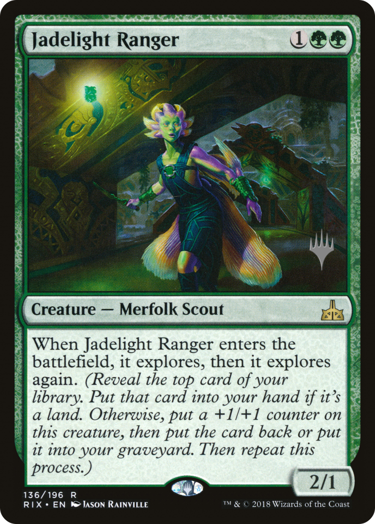 Jadelight Ranger (PPM20-136) - Rivals of Ixalan Promos Foil