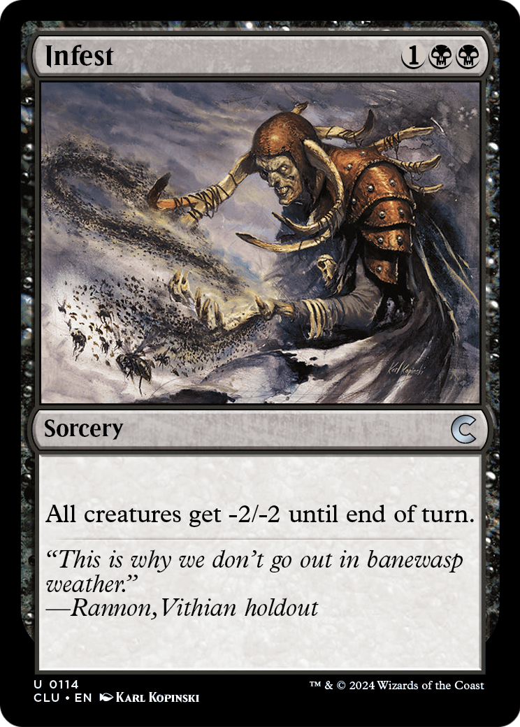 Infest (CLU-114) - Ravnica: Clue Edition