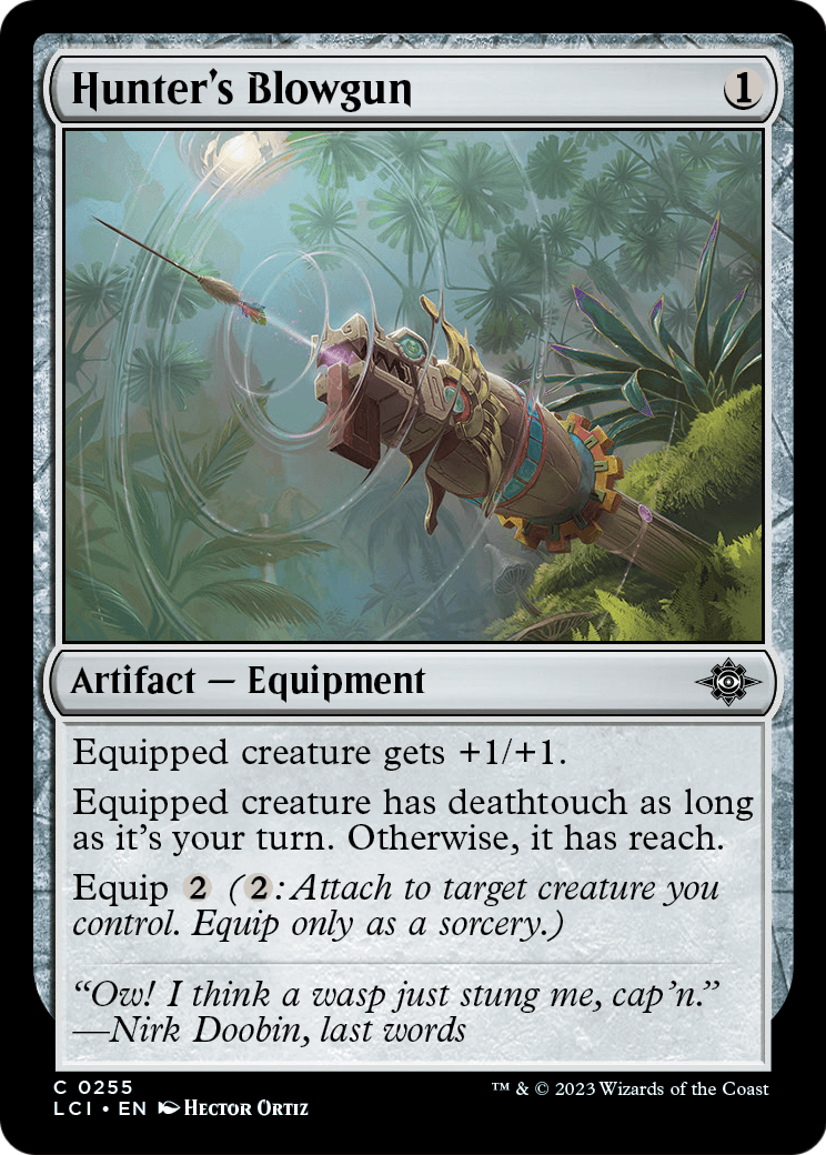 Hunter's Blowgun (LCI-255) - The Lost Caverns of Ixalan Foil