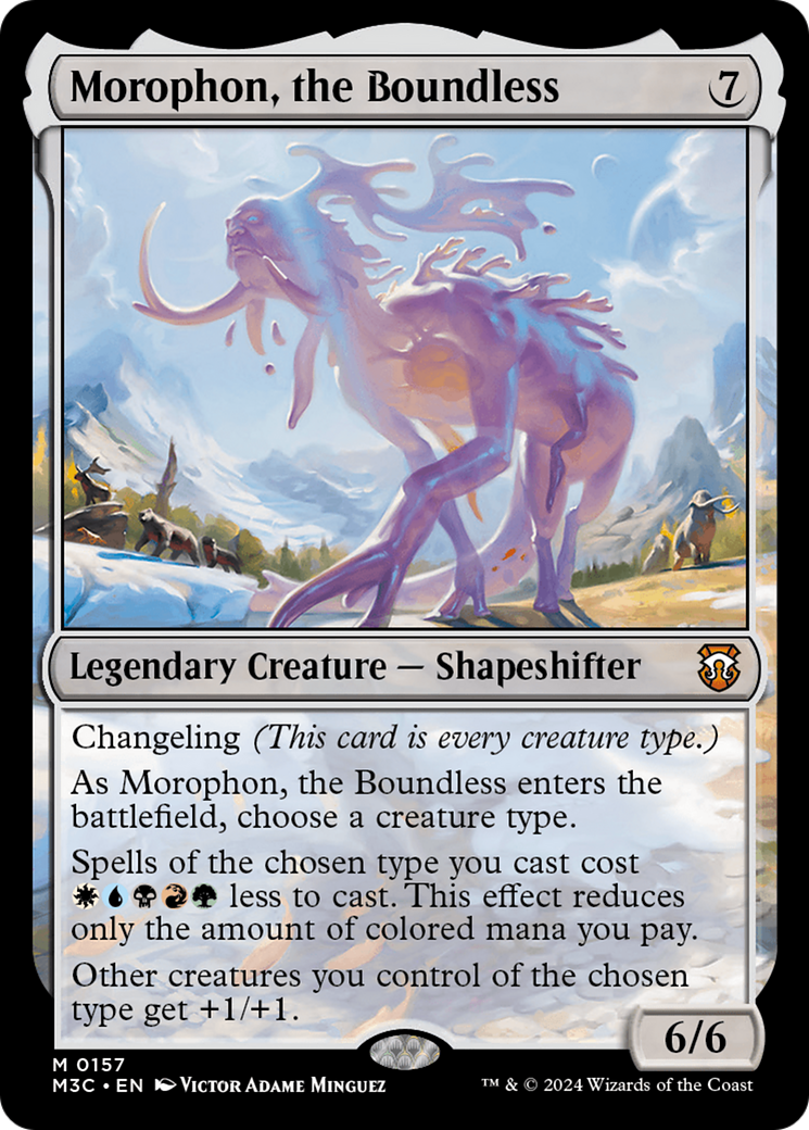 Morophon, the Boundless (M3C-157) - Modern Horizons 3 Commander