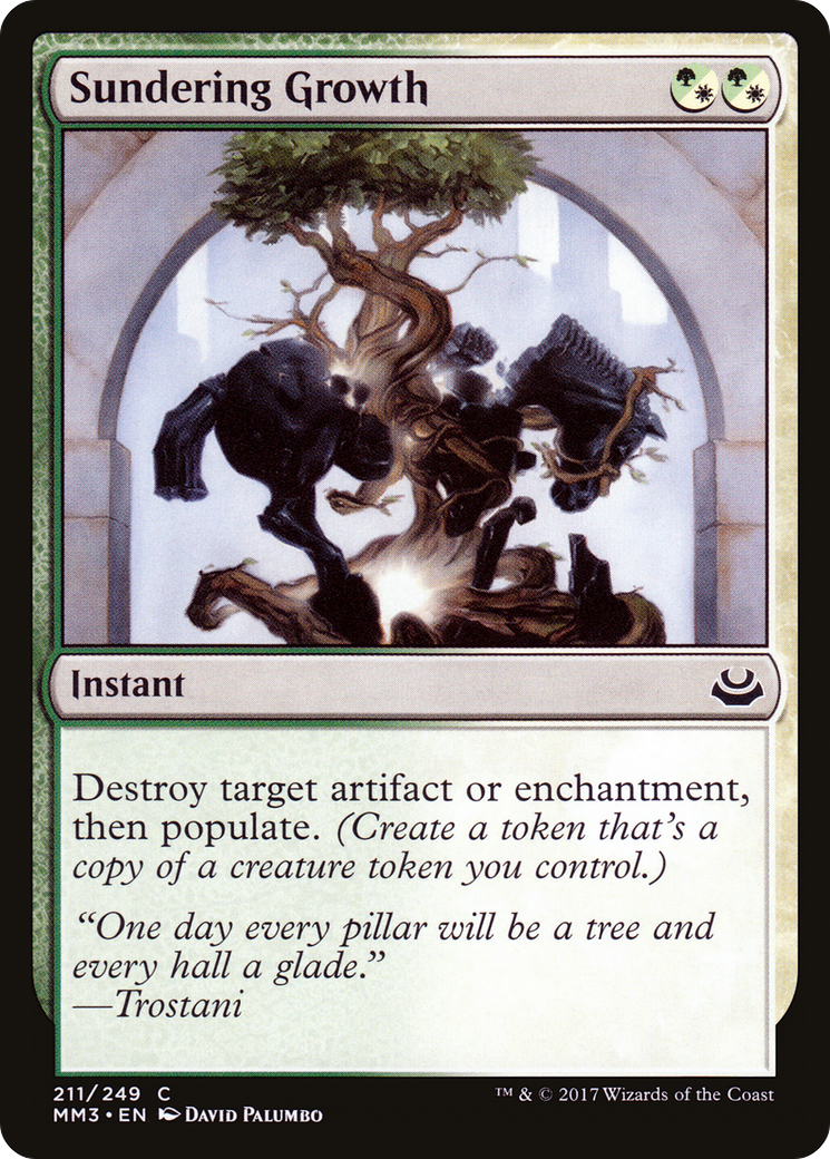 Sundering Growth (MM3-211) - Modern Masters 2017 Foil