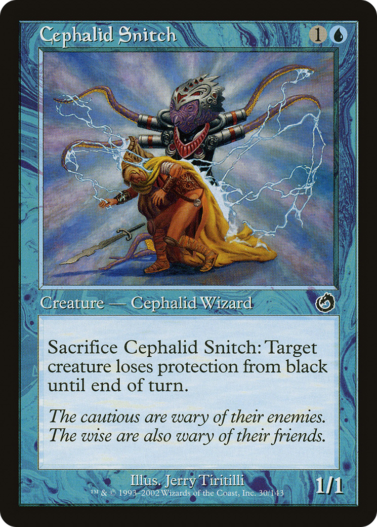 Cephalid Snitch (TOR-030) - Torment Foil
