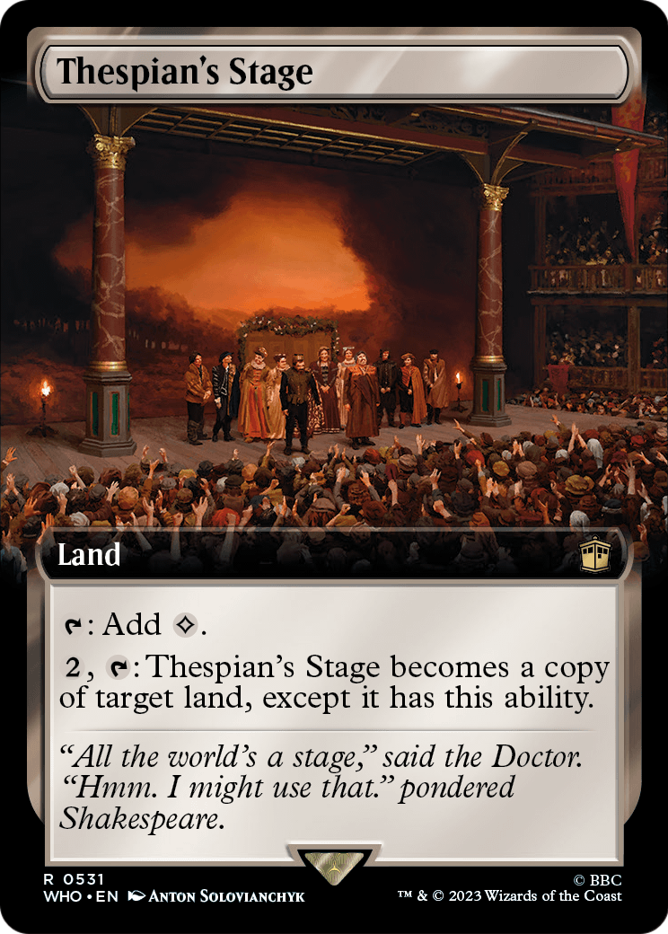 Thespian's Stage (Extended Art) (WHO-531) - Doctor Who: (Extended Art)
