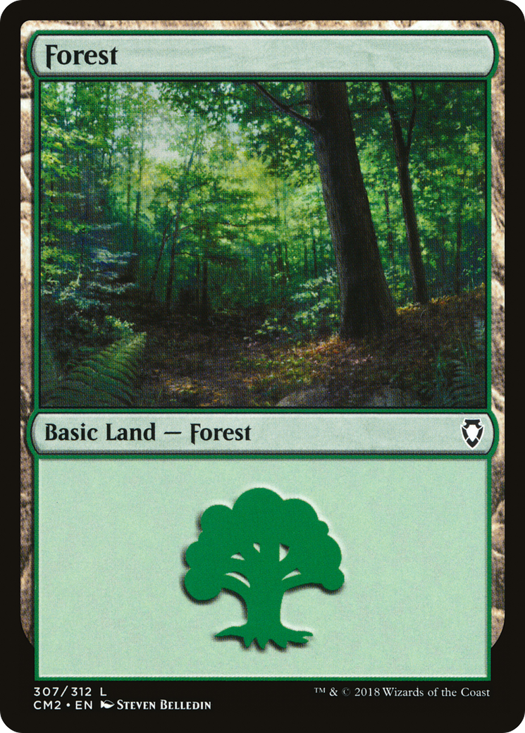 Forest (307) (CM2-307) - Commander Anthology Volume II