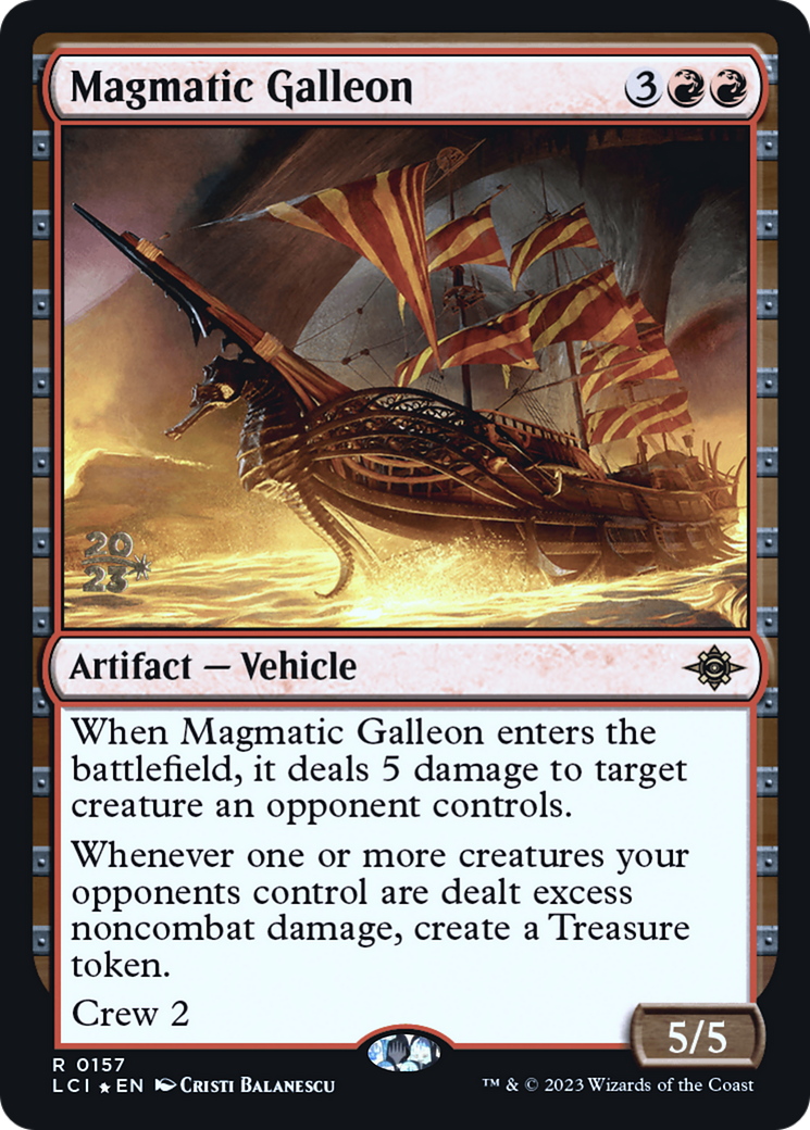 Magmatic Galleon (PRE-157) - The Lost Caverns of Ixalan Promos Foil