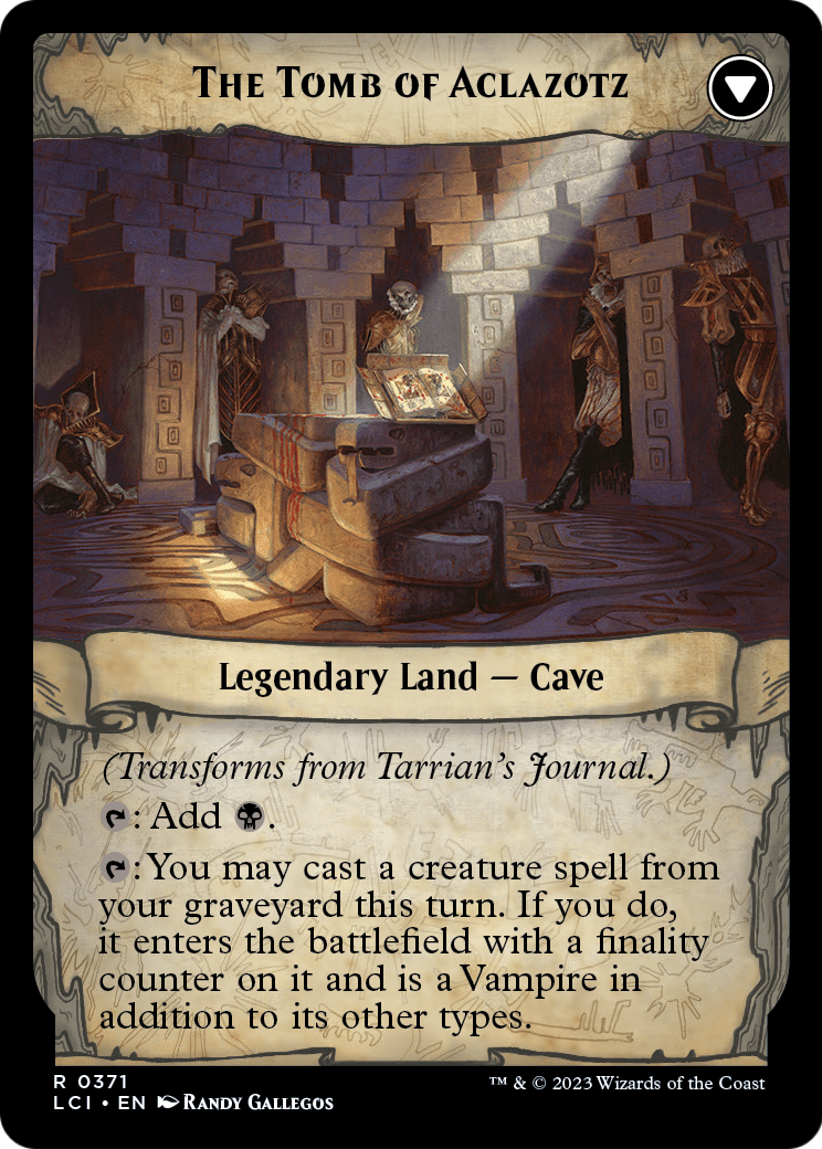Tarrian's Journal (Extended Art) (LCI-371) - The Lost Caverns of Ixalan: (Extended Art)