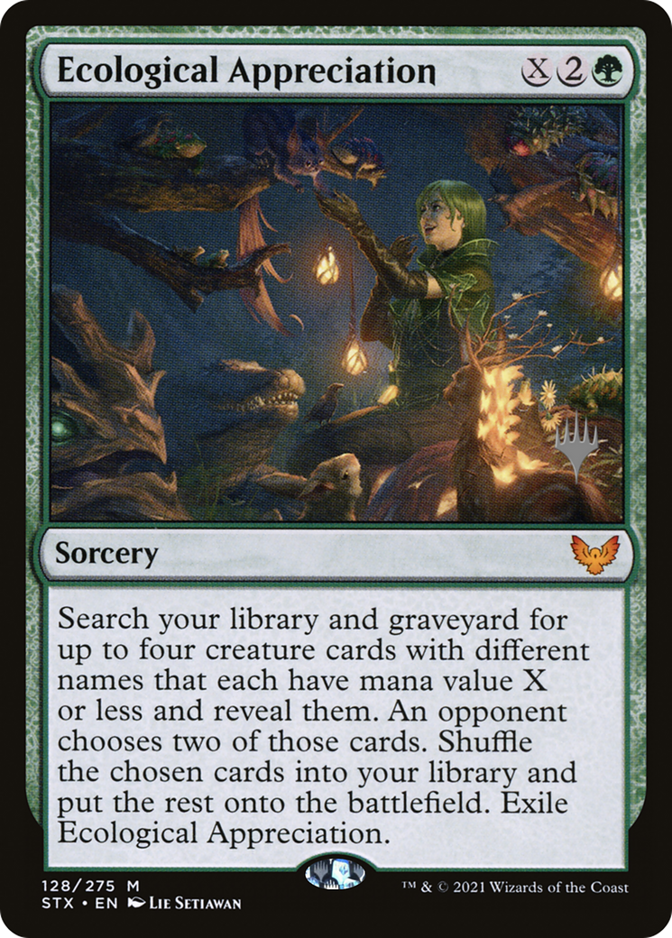 Ecological Appreciation (PPSTX-128P) - Strixhaven: School of Mages Promos