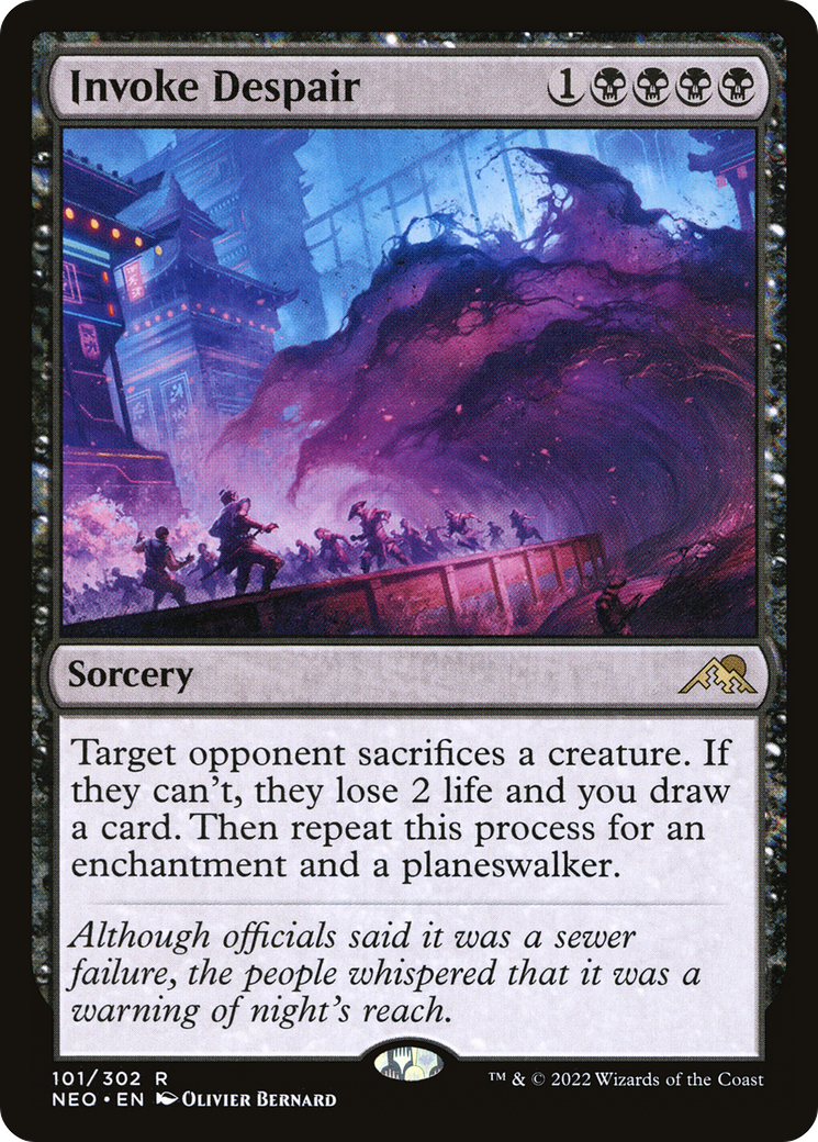 Invoke Despair (NEO-101) - Kamigawa: Neon Dynasty