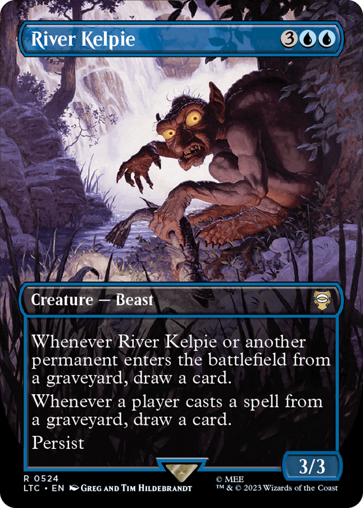 River Kelpie (Borderless) (LTC-524) - Tales of Middle-earth Commander Foil