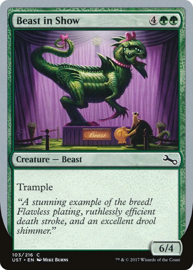 Beast in Show (A) (UST-103A) - Unstable