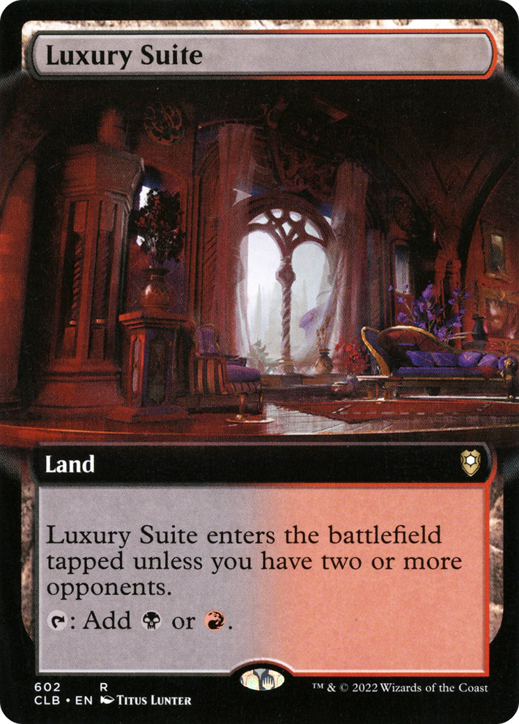 Luxury Suite (Extended Art) (CLB-602) - Commander Legends: Battle for Baldur's Gate: (Extended Art) Foil