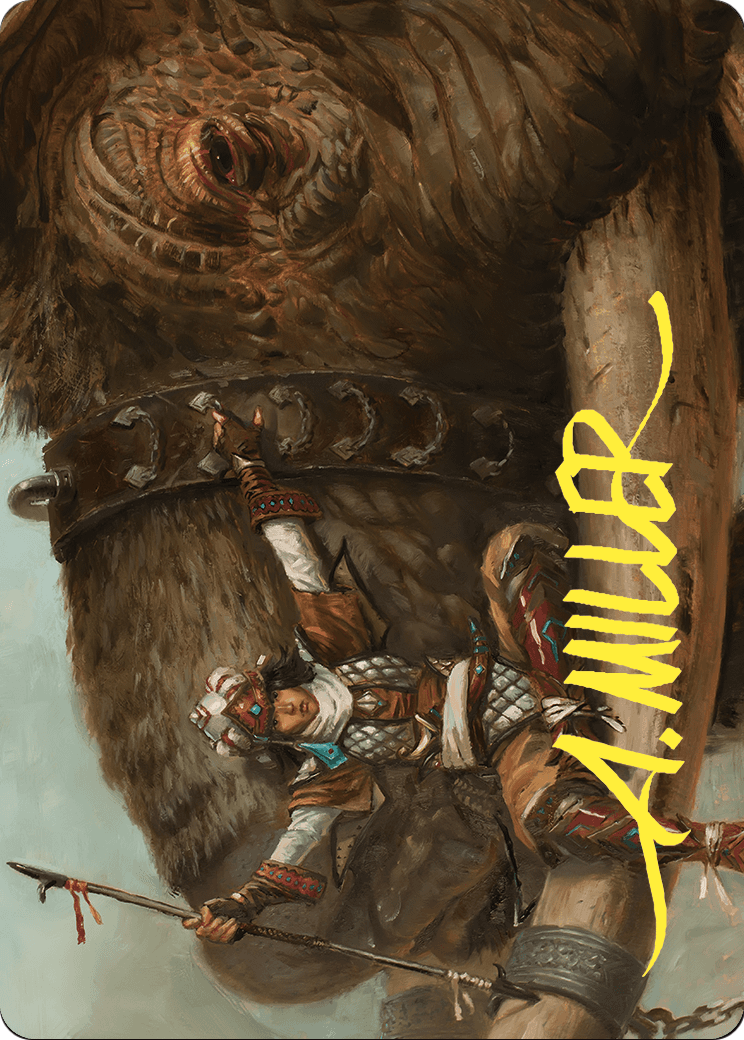 Tuskguard Captain // Tuskguard Captain (ACMM-016) - Commander Masters Art Series (Borderless) Foil