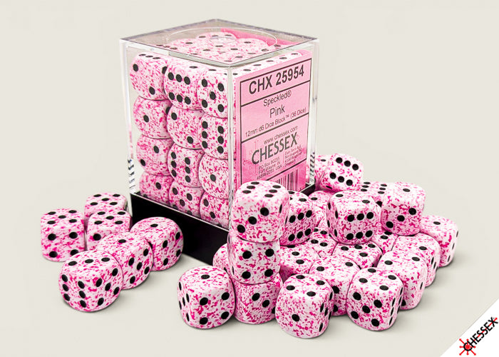 Chessex Dados d6 - Set 36 Pink