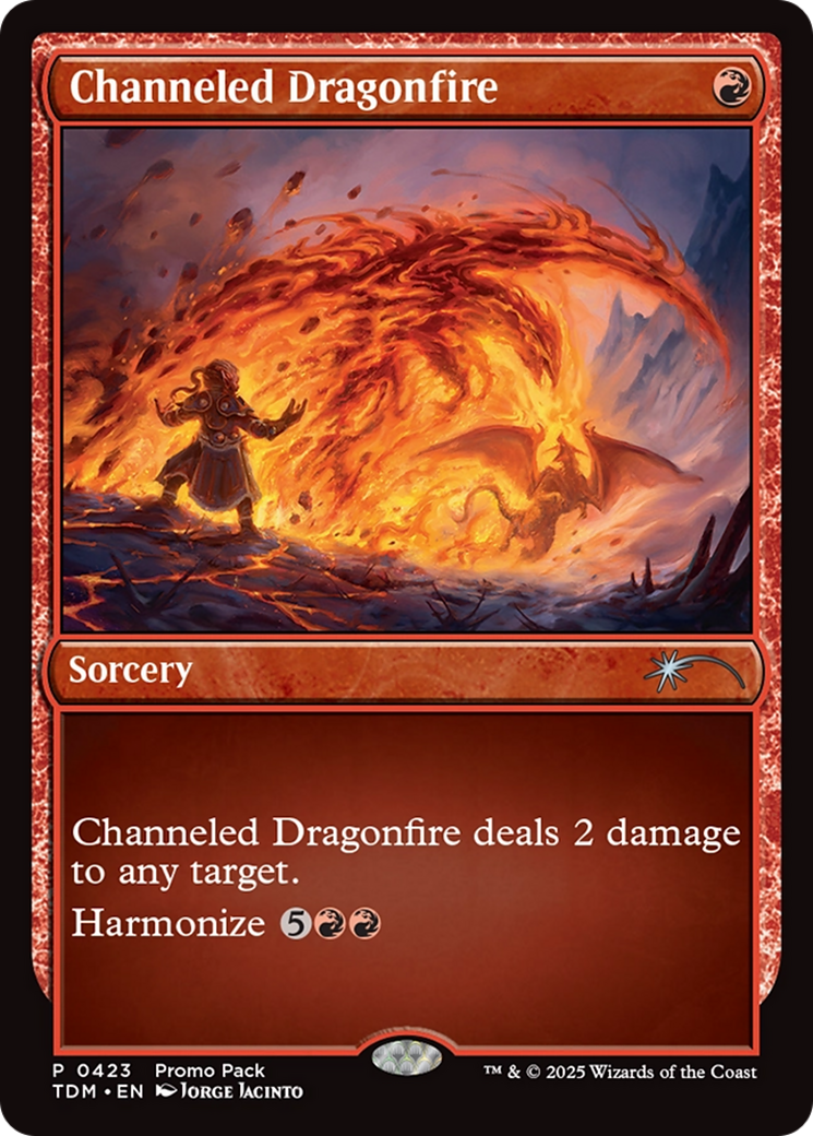 Channeled Dragonfire (PPTDM-423) - Promo Pack: Tarkir: Dragonstorm