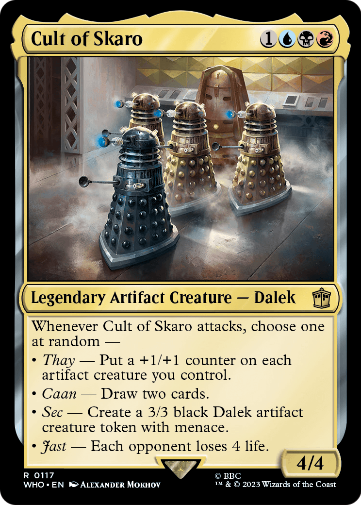 Cult of Skaro (WHO-117) - Doctor Who Foil