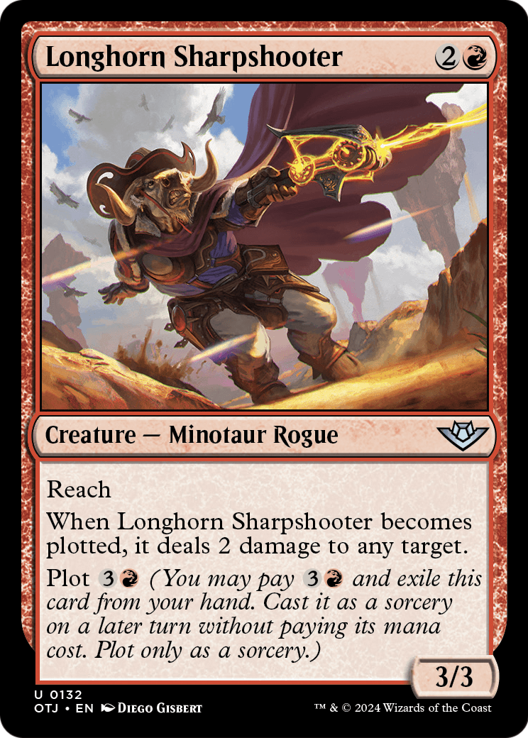 Longhorn Sharpshooter (OTJ-132) - Outlaws of Thunder Junction