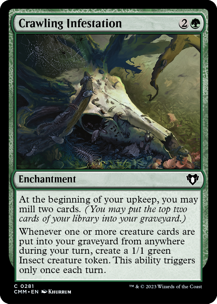 Crawling Infestation (CMM-281) - Commander Masters Foil