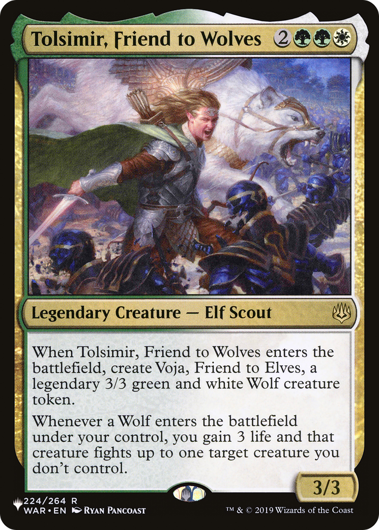 Tolsimir, Friend to Wolves (LIST-WAR-224) - The List