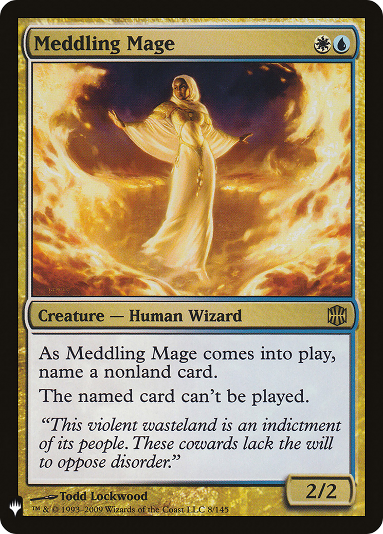 Meddling Mage (LIST-ARB-8) - The List