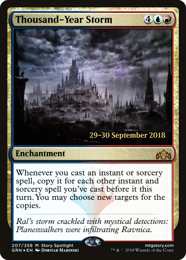 Thousand-Year Storm (PRE-207S) - Guilds of Ravnica Promos Foil