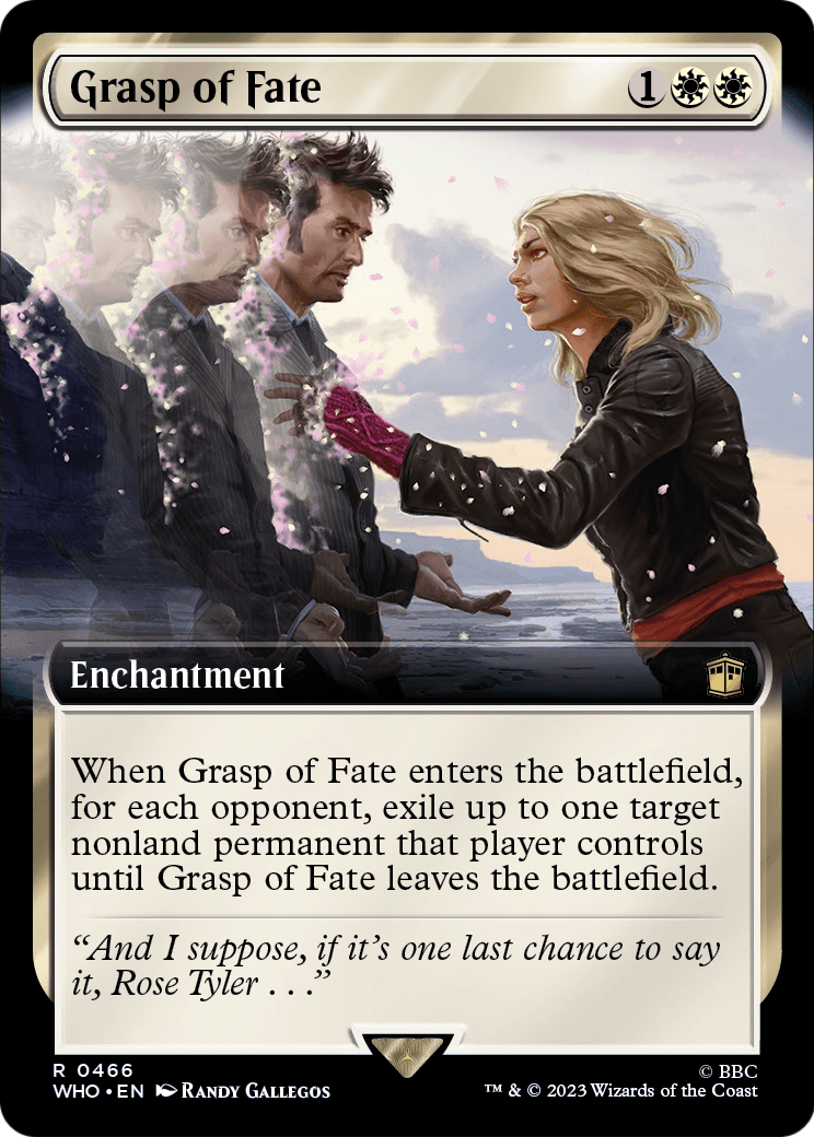 Grasp of Fate (Extended Art) (WHO-466) - Doctor Who: (Extended Art) Foil