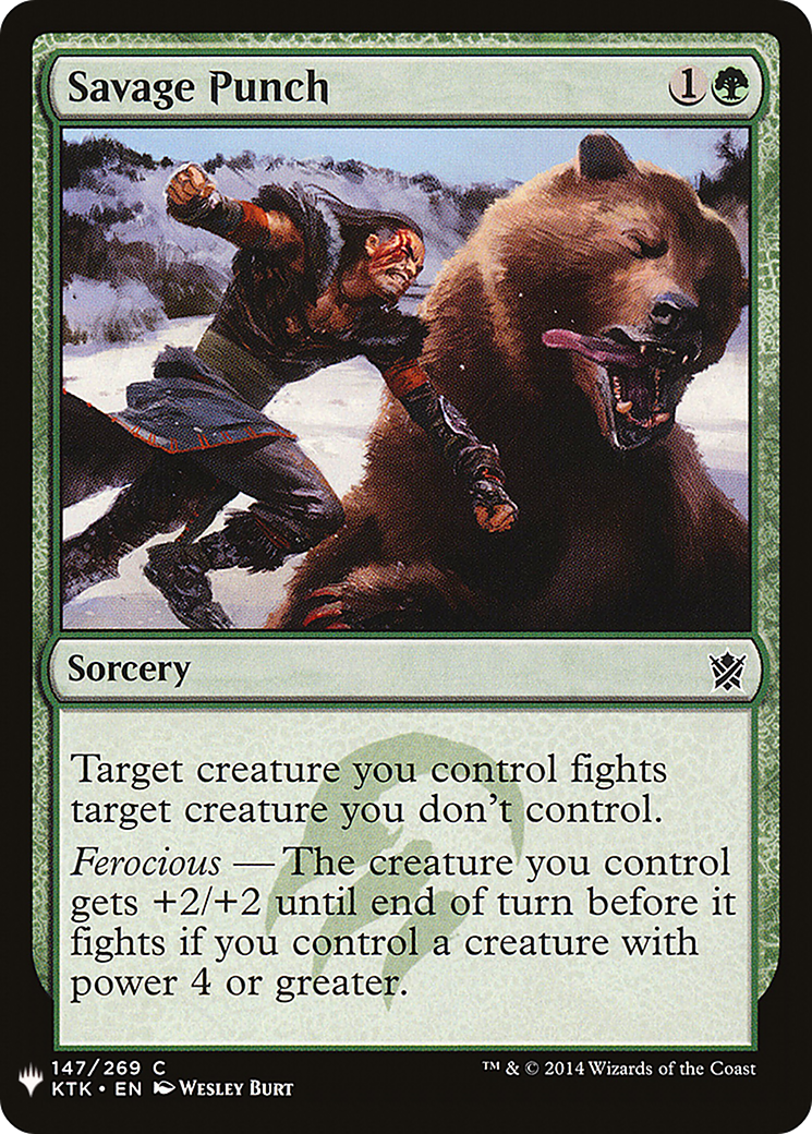 Savage Punch (LIST-KTK-147) - The List