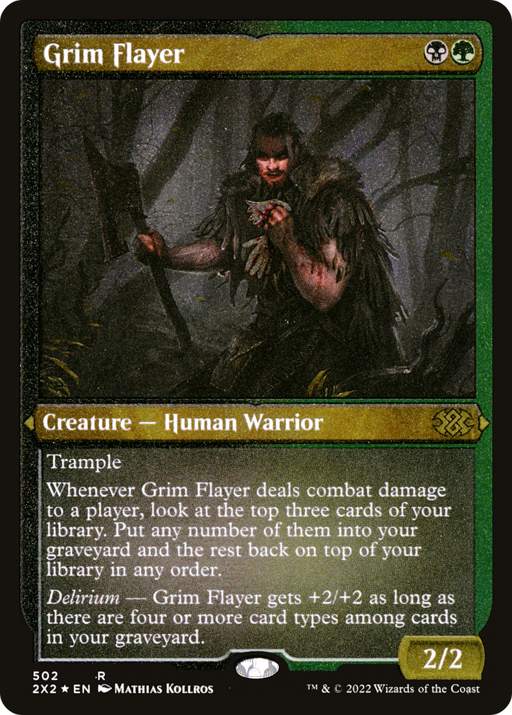 Grim Flayer (Foil Etched) (2X2-502) - Double Masters 2022 Foil