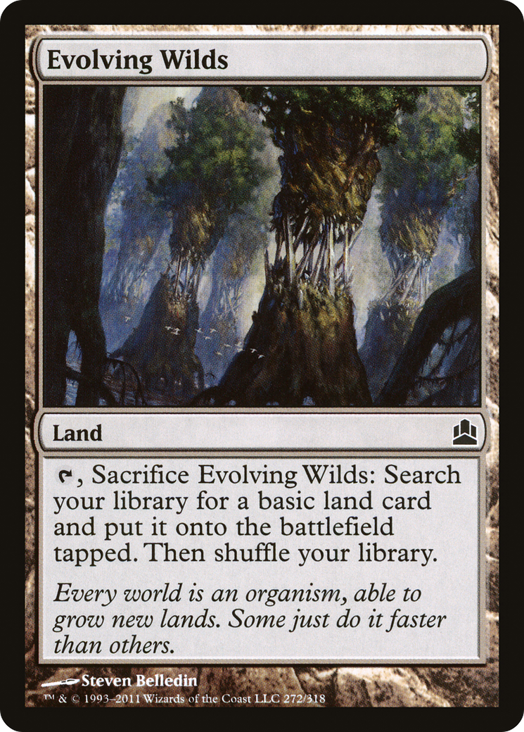 Evolving Wilds (CMD-272) - Commander 2011