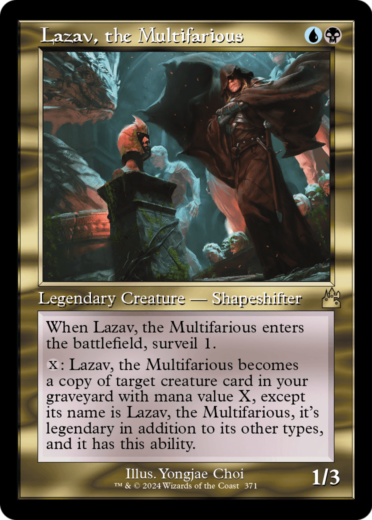 Lazav, the Multifarious (Retro Frame) (RVR-371) - Ravnica Remastered Foil