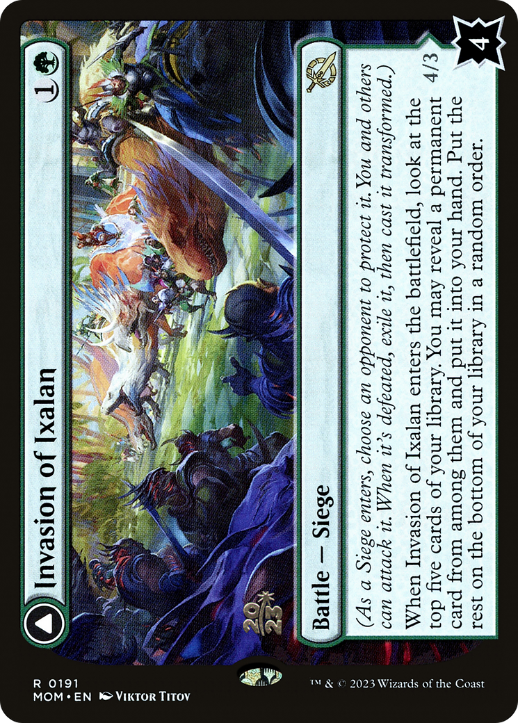 Invasion of Ixalan (PRE-191) - March of the Machine Promos Foil