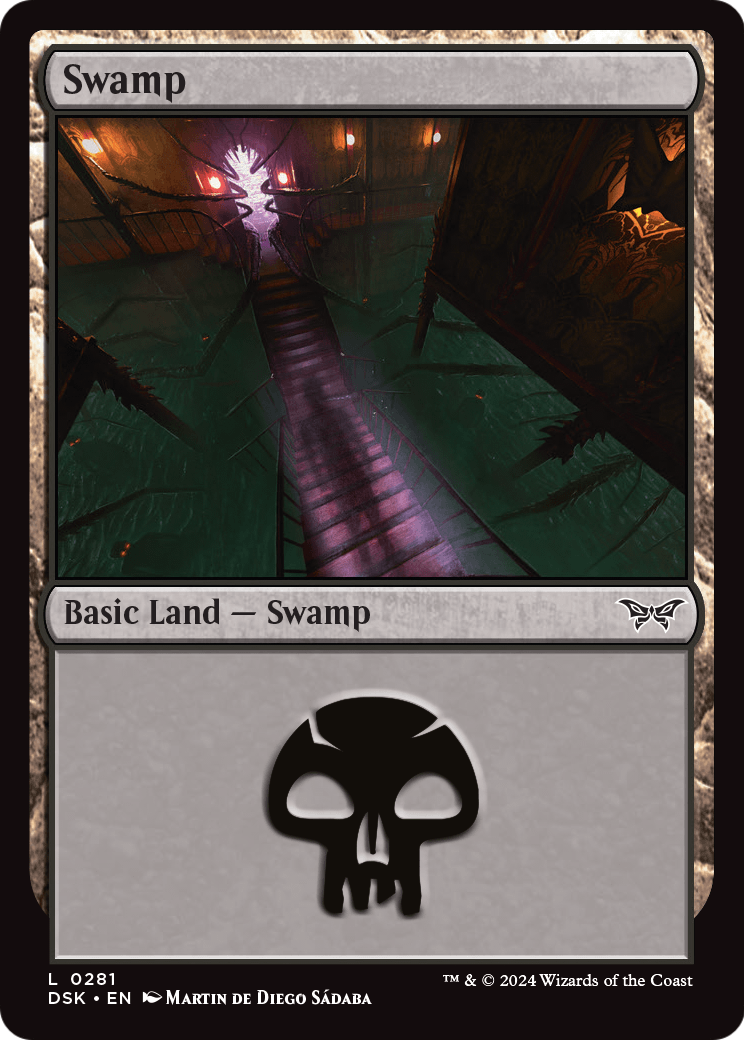 Swamp (0281) (DSK-281) - Duskmourn: House of Horror Foil