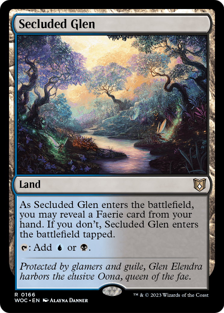 Secluded Glen (WOC-166) - Wilds of Eldraine Commander