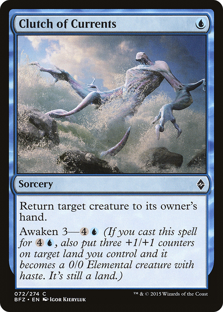 Clutch of Currents (BFZ-072) - Battle for Zendikar