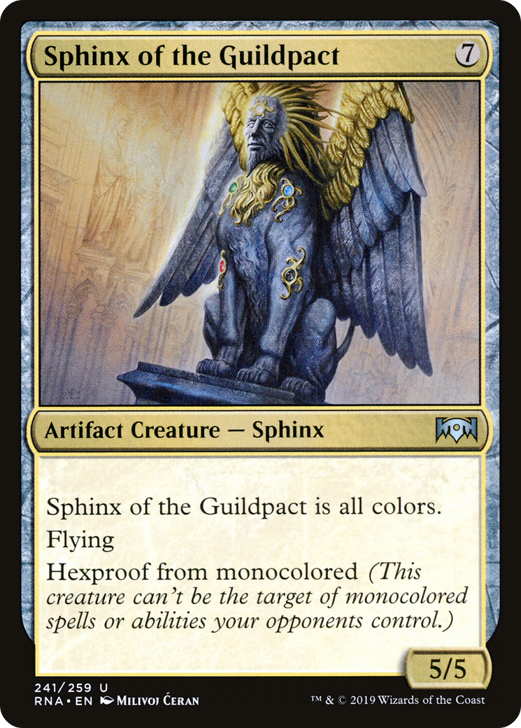 Sphinx of the Guildpact (RNA-241) - Ravnica Allegiance