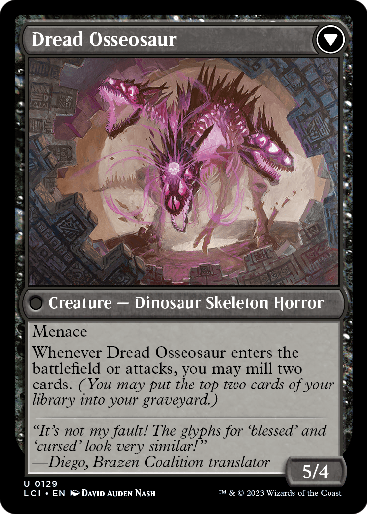 Visage of Dread (LCI-129) - The Lost Caverns of Ixalan