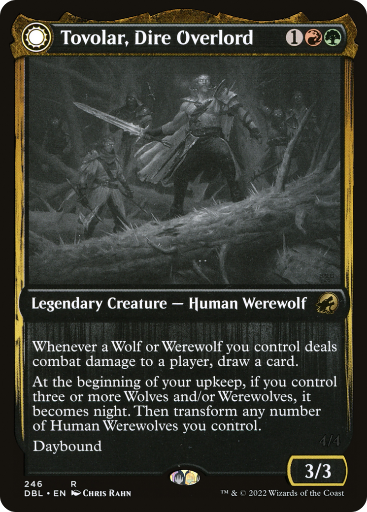 Tovolar, Dire Overlord (DBL-246) - Innistrad: Double Feature: (Double Faced Transform)