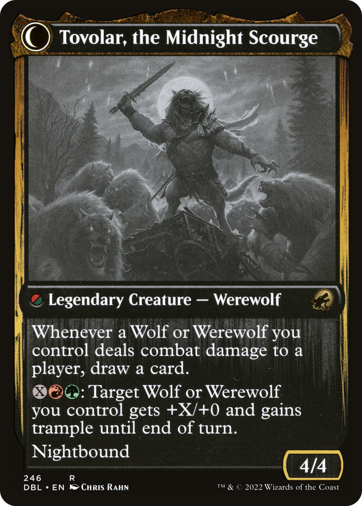 Tovolar, Dire Overlord (DBL-246) - Innistrad: Double Feature: (Double Faced Transform) Foil