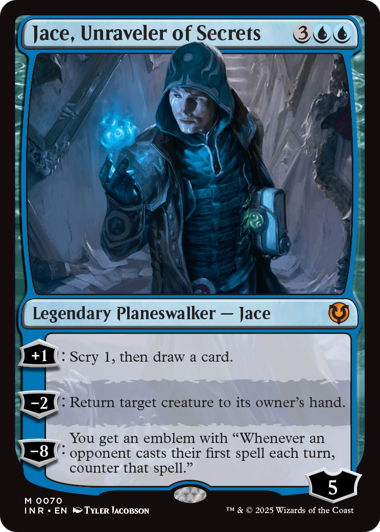 Jace, Unraveler of Secrets (INR-070) - Innistrad Remastered Foil
