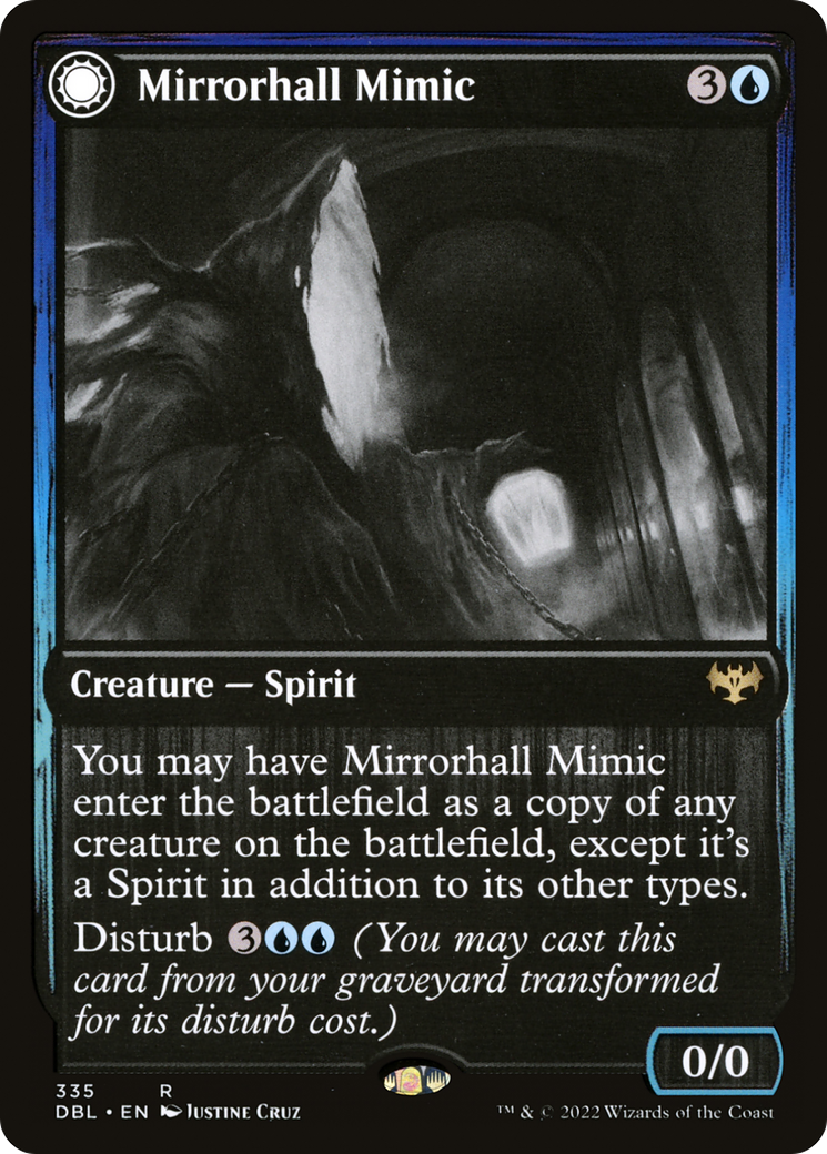 Mirrorhall Mimic (DBL-335) - Innistrad: Double Feature: (Double Faced Transform) Foil