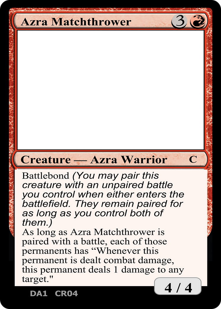 Azra Matchthrower (UNK-) - Unknown Event